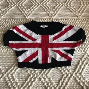 Forever 21 | British Flag Crop Top